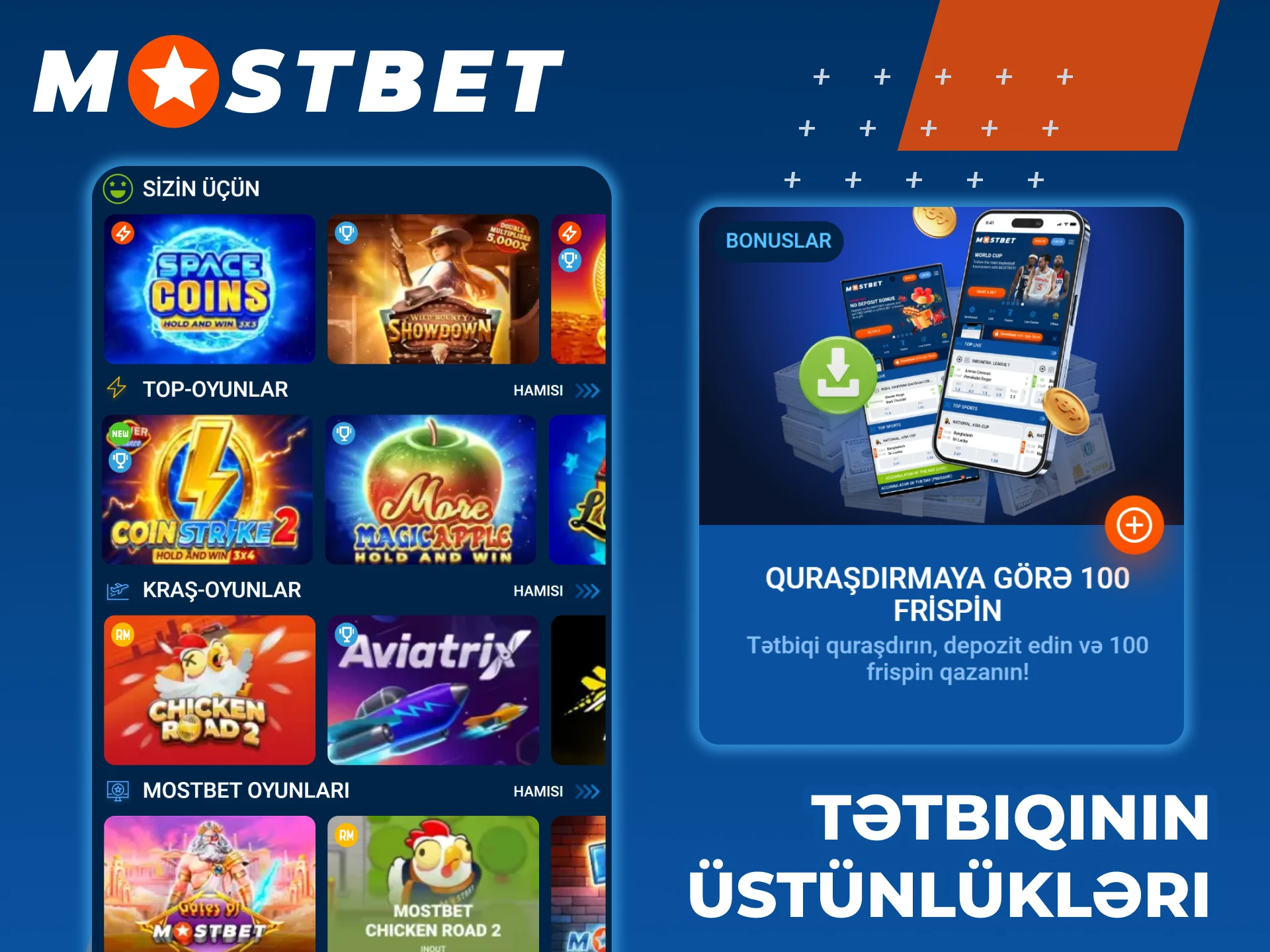 Bu üstünlüklərdən yararlanmaq üçün Mostbet tətbiqini yükləyin.