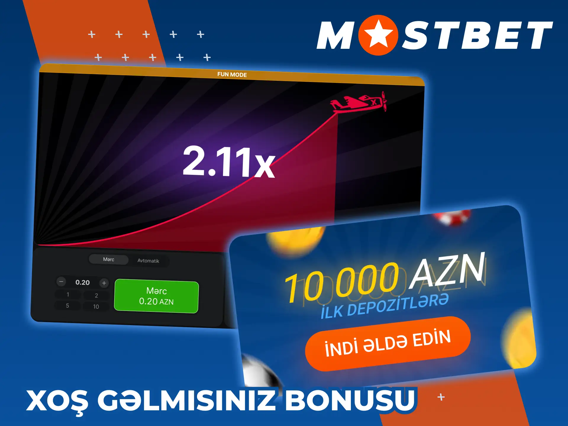 Aviator oyununu təkmilləşdirmək üçün Mostbet xoş gəldin bonusunu aktivləşdirin.