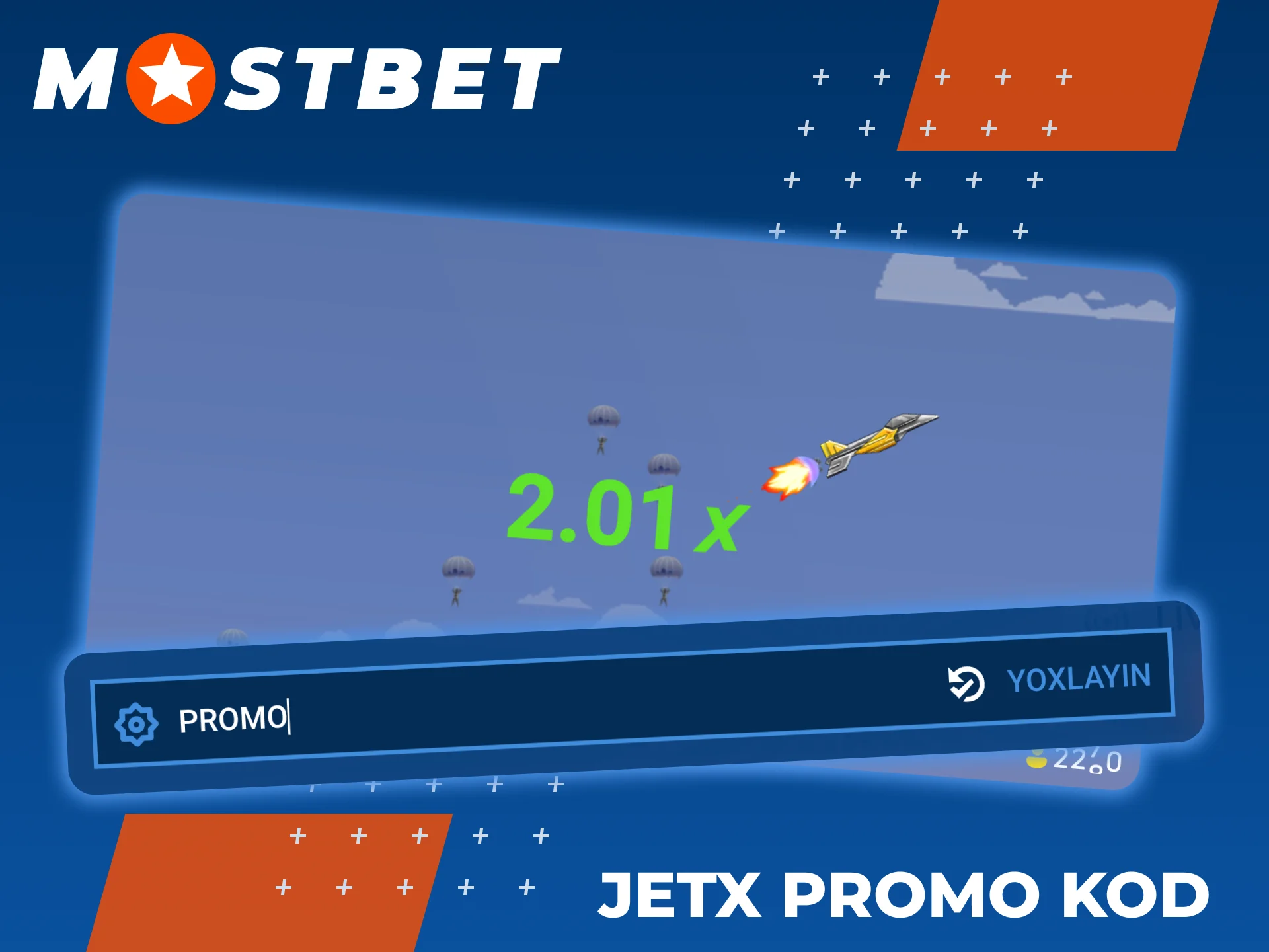 JetX üçün qeydiyyat zamanı Mostbet promo kodunu daxil edin.